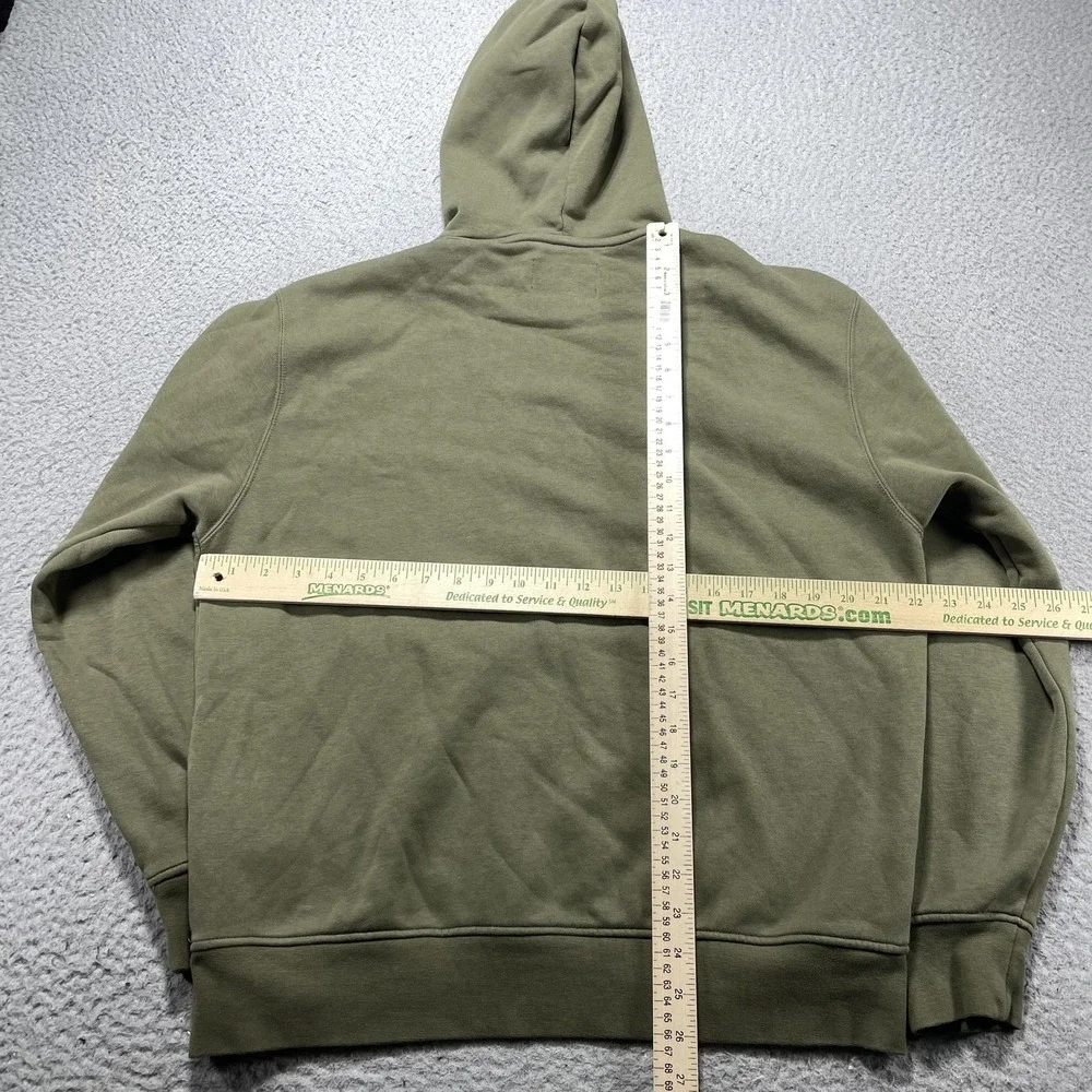Jordan Hoodie Mens Medium Green Jumpman Flight Fleece Pullover Sweatshirt Logo